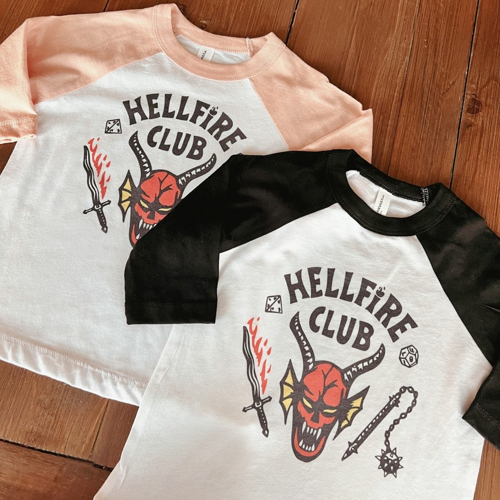 HELLFIRE CLUB/ Stranger Things / Toddler Tee